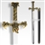 41" Hand And A Half Fantasy Dragon King Medieval Knight Sword with Sheath