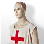 Renaissance Tudor Medieval Crusader Red Cross Tunic Tabard Robe LARP Reenactment