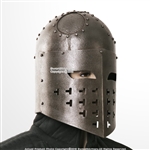 Functional Antique Look Spangenhelm Medieval Viking Helmet 16G Steel SCA LARP