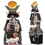 17" Japanese Warloard: Armer Armor Shogun Samurai Suit of Armor Miniature Gift