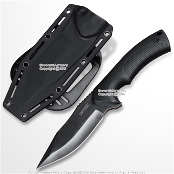 9" Fixed Blade Tactical Hunting Knife with Paddle ABS Belt Loop Holster Sheath