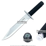 14 " Marine Combat Hunting Bowie Knife With Survival Kit