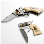7.5" George Washington Memorial Revolver Lockback Fantasy Knife w/ Gift Box