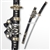 Musha 1045 Through Hardened Steel Tachi Katana Leather Handle Samurai Sword BK