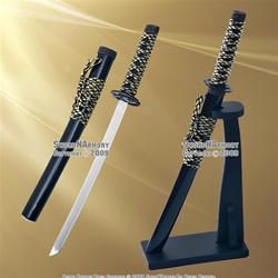 Musashi Warrior Samurai Katana Sword Letter Opener With Stand