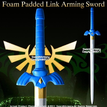 Foam Zelda Link Twilight Princess Arming Sword with Carrying Belt LARP Cosplay