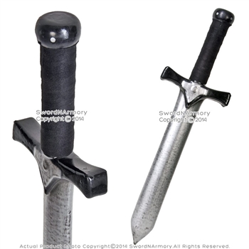 18" Fantasy Dark Knight Dagger LARP Foam Short Sword Latex Game Weapon Cosplay