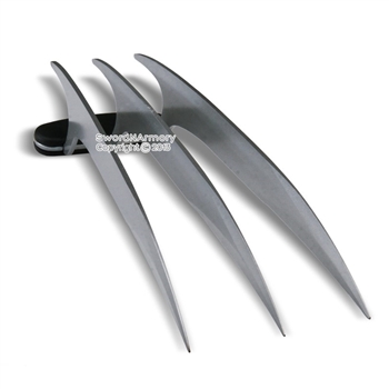 Set of 2 11" Wolf Tiger Hand Claw Fantasy Dagger 440 Stainless Steel Blade
