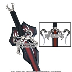 Second Generation Dragon's Breath Fire Sword /W Plaque