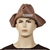 Jack Sparrow Leather Pirate Tricorne Tri-Corner Colonial Tricorn Hat Costume M
