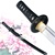 Carbon Steel Wakizashi Iaito Unsharpened Samurai Practice Sword for Iaido