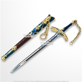 8" Anime Dagger Lily Caliburn Saber Mini Excalibur Sword Letter Opener Knife