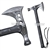 Tactical Sruvival Axe Multi USe Camping Hiking Hachet with Hammer Polymer Handle