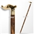 36" Handmade Art Deco Sheesham Wooden Walking Cane Stick with Brass Handle