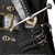 Black Genuine Leather Sword Belt Frog Hanger Baldric Renaissance Costume LARP