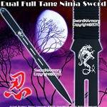 29" Dual Full Tang Blade Ninja Sword Machete New