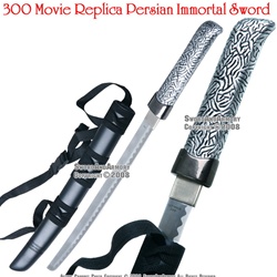 300 Spartan Warrior Persian Immortal Sword Prop With Scabbard