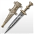 Roman Legionnaire Dagger Gladiator Soldier Short Sword Antique Brass Finish