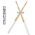 Set of 2 44" Kendo Shinai Bamboo Practice Sword Katana
