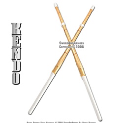 Set of 2 44" Kendo Shinai Bamboo Practice Sword Katana