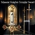 Masonic Knights Templar Ceremonial Sword Gold Fittings Red Cross Guard 29" Blade