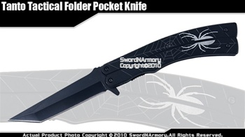 Spring Assist Tactical Folder Pocket Knife