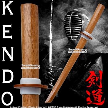 22" Wooden Practice Sword Wakizashi Bokken Bokuto Kendo Kata Natural Wood Color