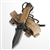 Assisted Open Tactical Folding Knife BR G10 Handle 8Cr14Mov Steel Blade w/ Pouch