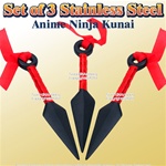 Stainless Steel Anime Ninja Kunai with Sheath