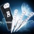3 Piece 6" Black Widow Steel Throwing Knife Dart With Sheath