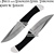 2 Pcs 8.75" Steel Throwing Knives With Sheath