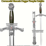 Ceremonial Masonic Templar Knights Dagger