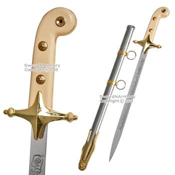 15" Miniature Mameluke Marines Corp Sword Sabre Letter Opener Gift Souvenir