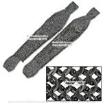 Functional Medieval Chainmail Legging Chausses Flat Ring Round Riveted SCA LARP