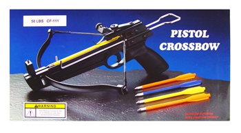 50 lbs Crossbow Plastic Stock Body with 3 Plastic Bolts & Extra 24 Metal Arrows