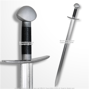 39" Medieval Viking Foam Arming Sword Renaissance Cosplay Weapon LARP Toy Blade