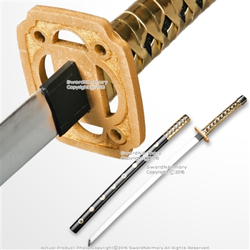 SparkFoam Fantasy Blade Anime Katana Foam Toy Sword w/ Scabbard Cosplay LARP GD