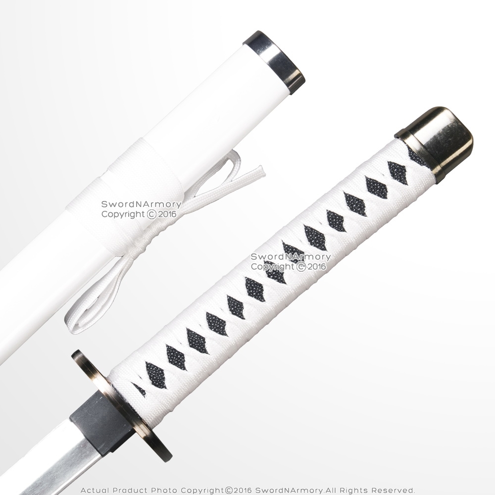 One Piece Sparkfoam 39" Foam Samurai Sword Black/white Handle w/ Scab US SELLER 