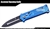 Blue Auto Action Pocket Knife with Safety Lock