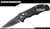 Black Fully Automatic Folding Pocket Knife Switch Blade