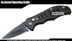 Black Fully Automatic Folding Pocket Knife Switch Blade