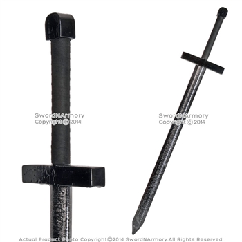 43" Fantasy Dark Knight Battle Sword Metalic LARP Foam Latex Weapon Cosplay