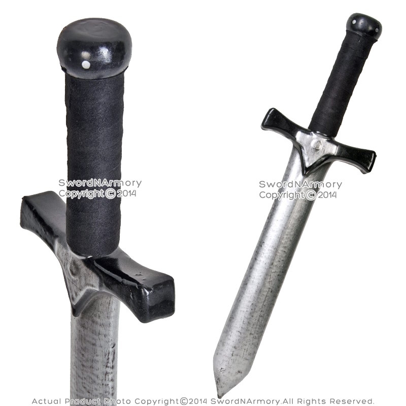 Medieval Knights Wooden Short Sword Costume Practice Play Dagger for sale online 