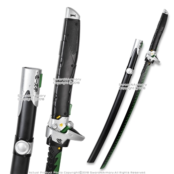 Genji Dragonblade Katana Original Skin Blizzard Fantasy Sword Cosplay Costume Anime Fantasy