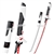 Overwatch Katana Genji Sword WHITE &RED Dragon Blade Cybernetic Warrior Steel OW Cosplay Metal Costume