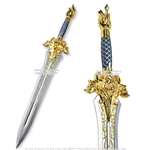 29.5"" WOW King Llane Great Sword Fantasy Movie Replica Blade with Display Stand