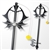 Key Sword Kingdom with Light Chain Hearts Pumpkin head Cosplay Halloween Blade