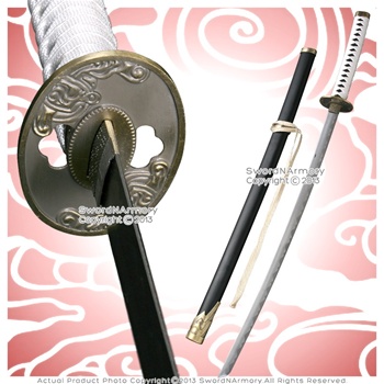 37" Japanese Style Fantasy Anime Samurai Katana Sword Video Game Cosplay Weapon
