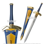 23" Saber Lily Excaliber Anime Sword Dagger Cosplay Prop Replica Unsharpen