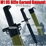 M1 US Rifle Garand Bayonet WWII Replica W/ Sheath